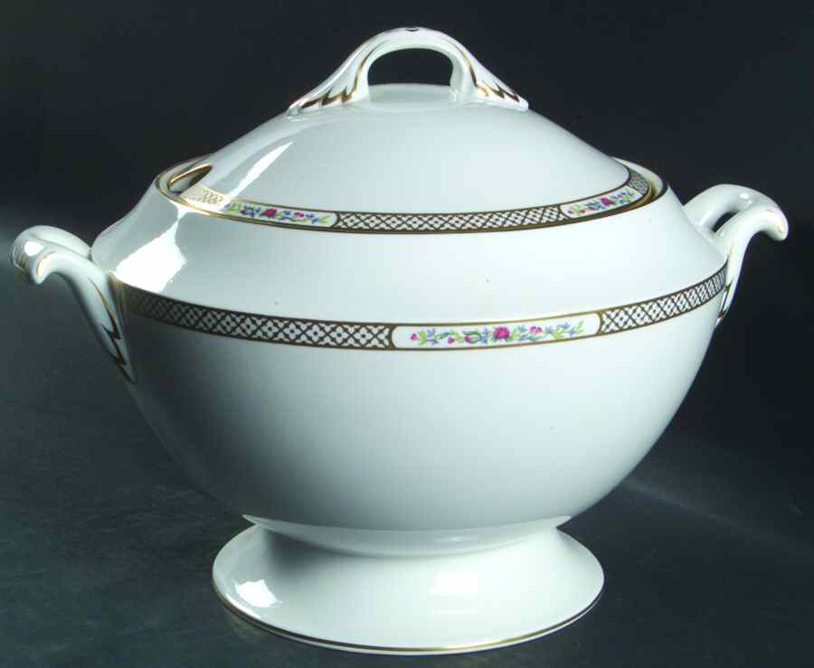 Golden Trellis Tureen &  Lid by Spode-1