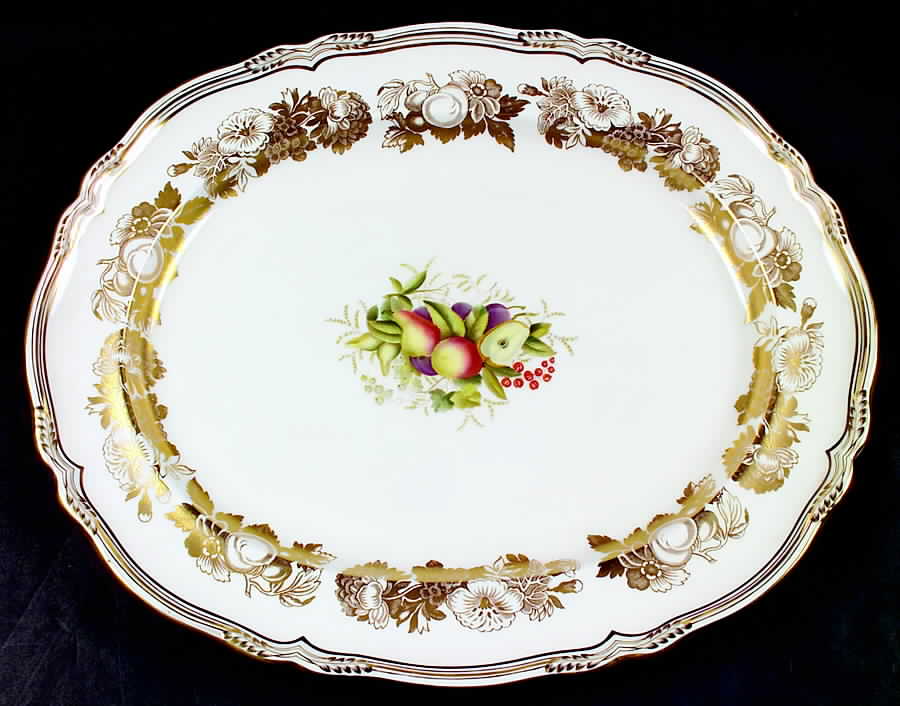 Golden Valley 17" Oval Serving Platter by Spode-1
