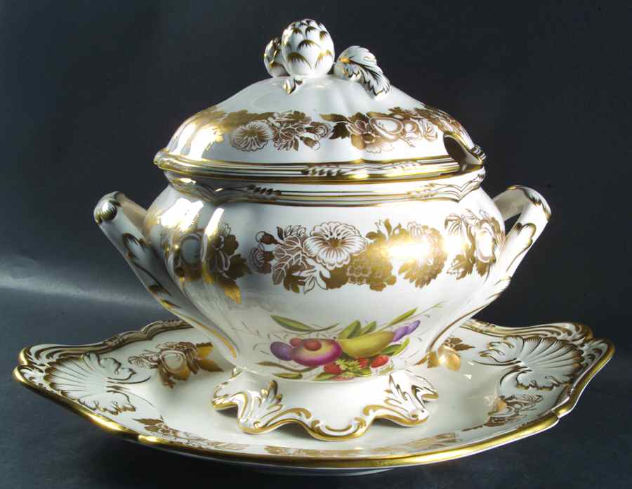 Golden Valley Tureen & Lid w/Underplate by Spode-1