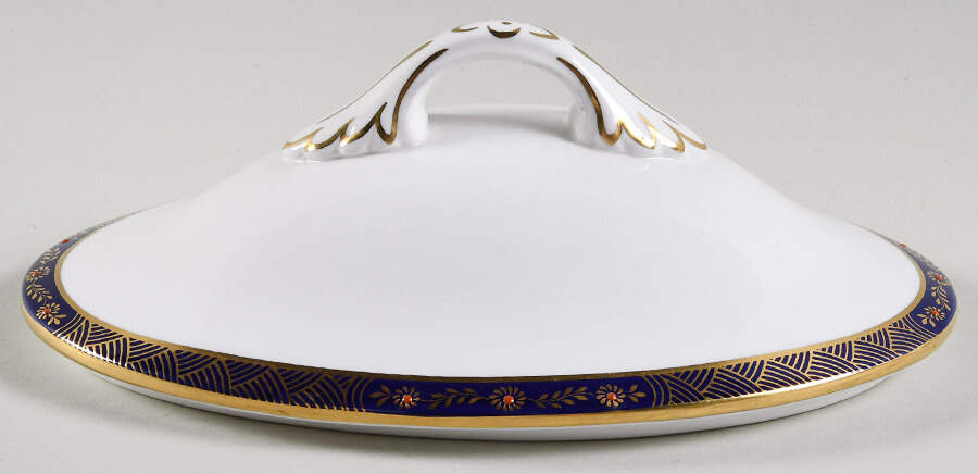 Granville Lid for Oval Vegetable by Spode-1