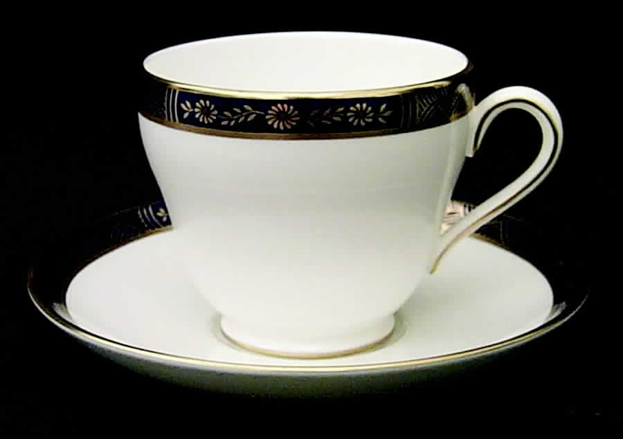 Granville Footed Cup & Saucer Set by Spode-1