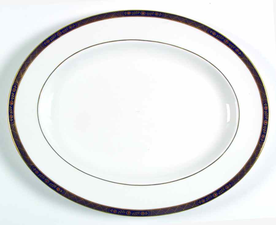 Granville 15" Oval Serving Platter by Spode-1