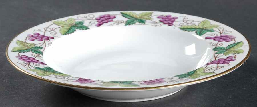 Grapevine Rim Soup Bowl by Spode-1