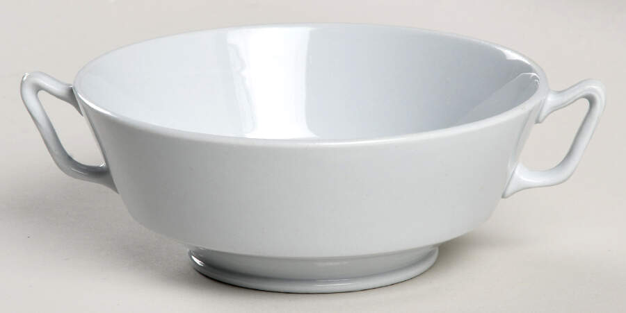 Graystone (New Stone) Footed Cream Soup Bowl by Spode-1