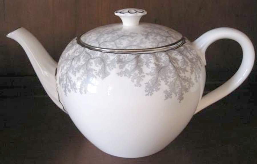 Gray Coral Teapot & Lid by Spode-1