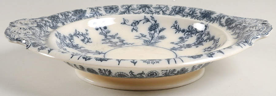Gray Delhi Round Vegetable No Lid by Spode-1