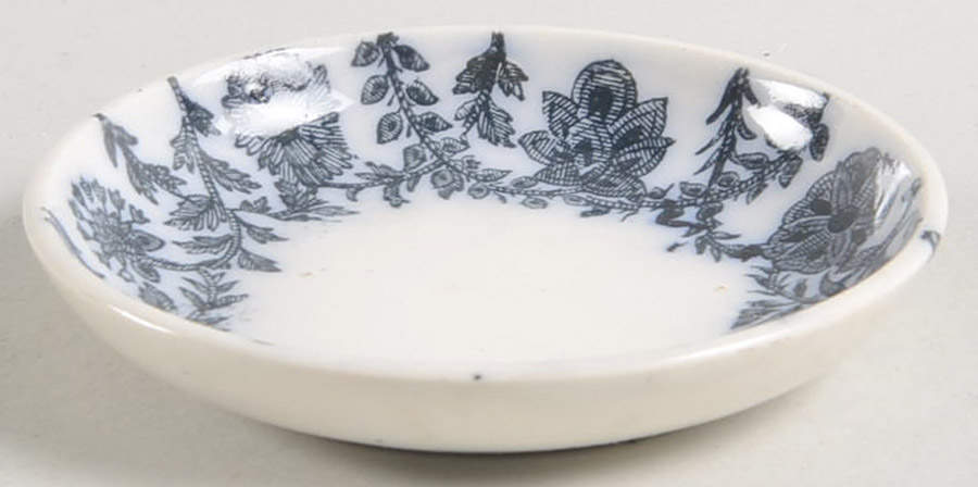 Gray Delhi Butter Pat by Spode-1