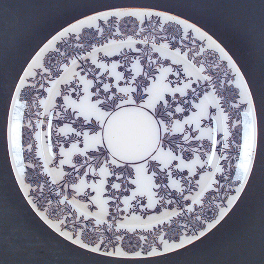 Gray Delhi Dinner Plate by Spode-1