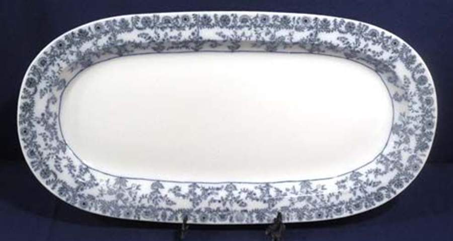 Gray Delhi 22" Fish Platter by Spode-1