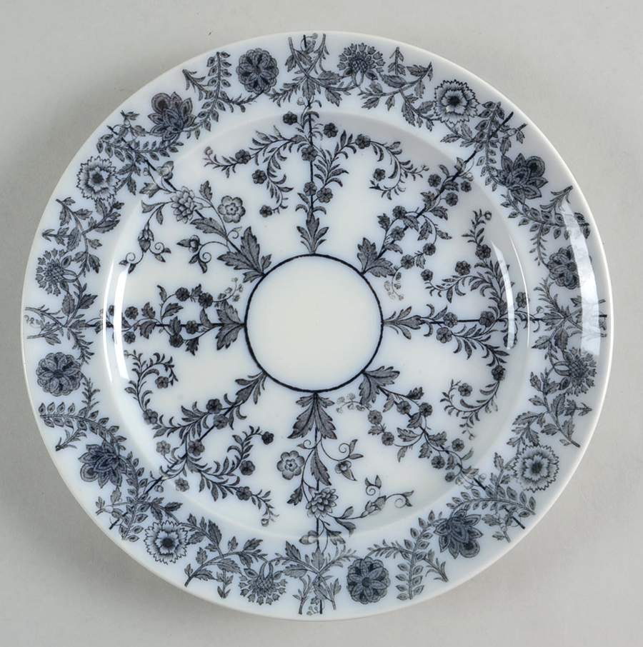 Gray Delhi Salad Plate by Spode-1