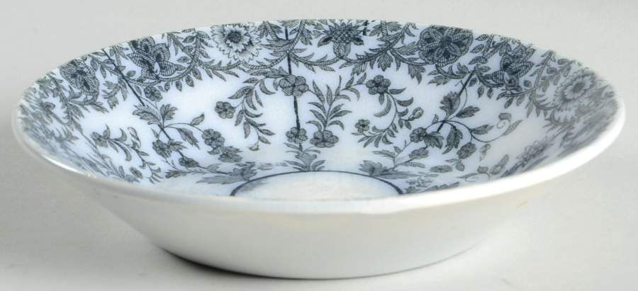 Gray Delhi Fruit/Dessert (Sauce) Bowl by Spode-1