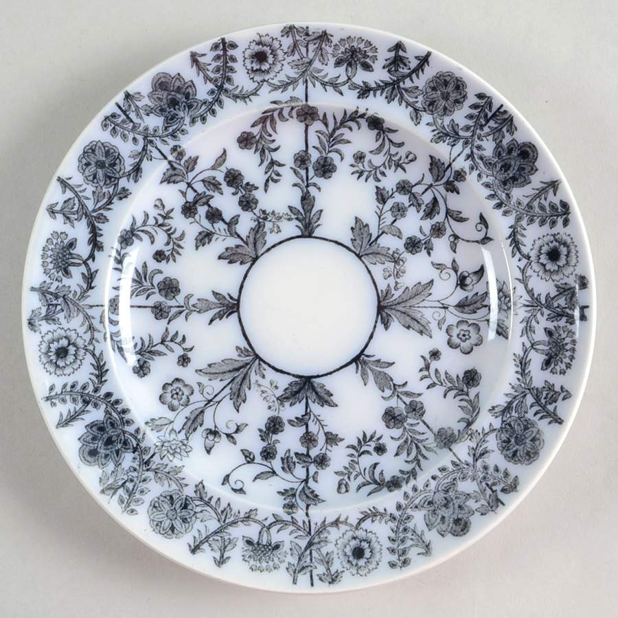 Gray Delhi Bread & Butter Plate by Spode-1