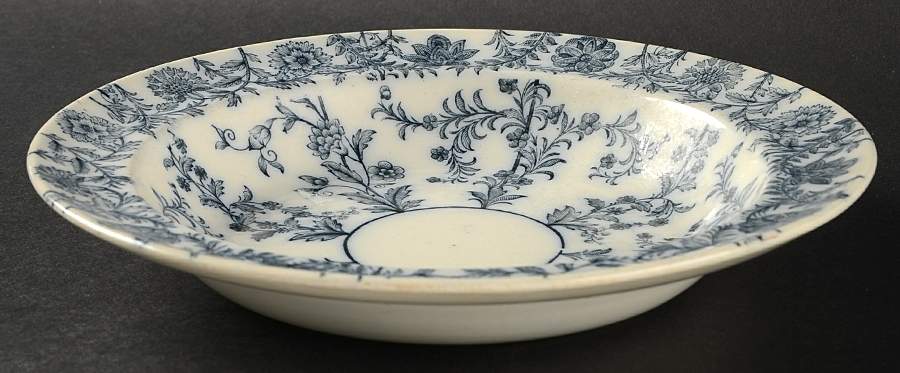 Gray Delhi Large Rim Soup Bowl by Spode-1
