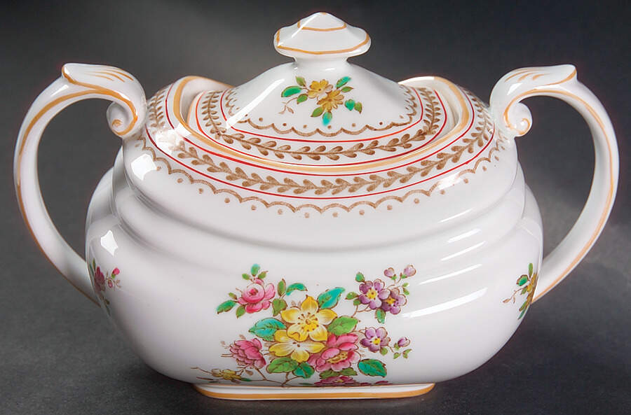 Gresham Sugar Bowl & Lid by Spode-1