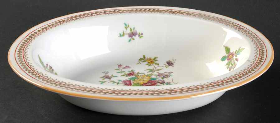 Gresham 9" Oval Vegetable Bowl by Spode-1