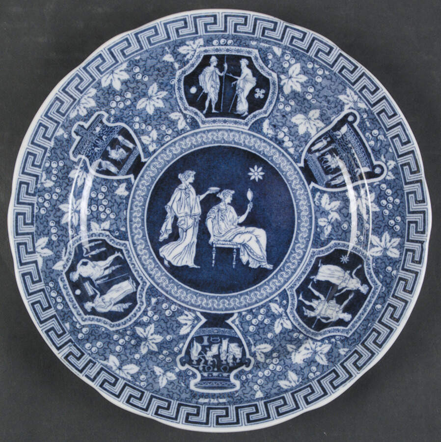 Greek Blue Salad Plate by Spode-1