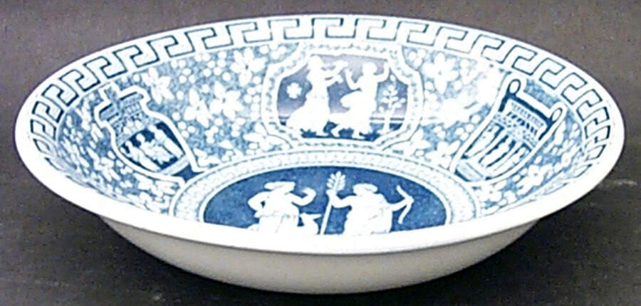 Greek Blue Coupe Cereal Bowl by Spode-1