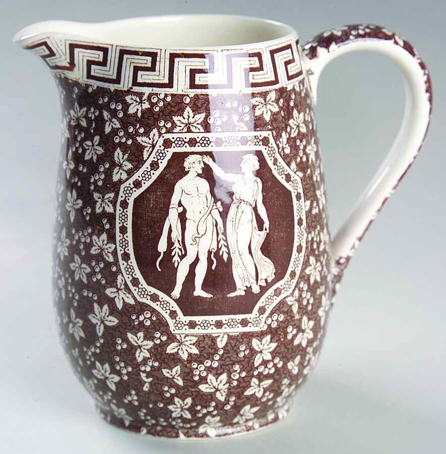 Greek Brown 16 Oz Pitcher by Spode-1