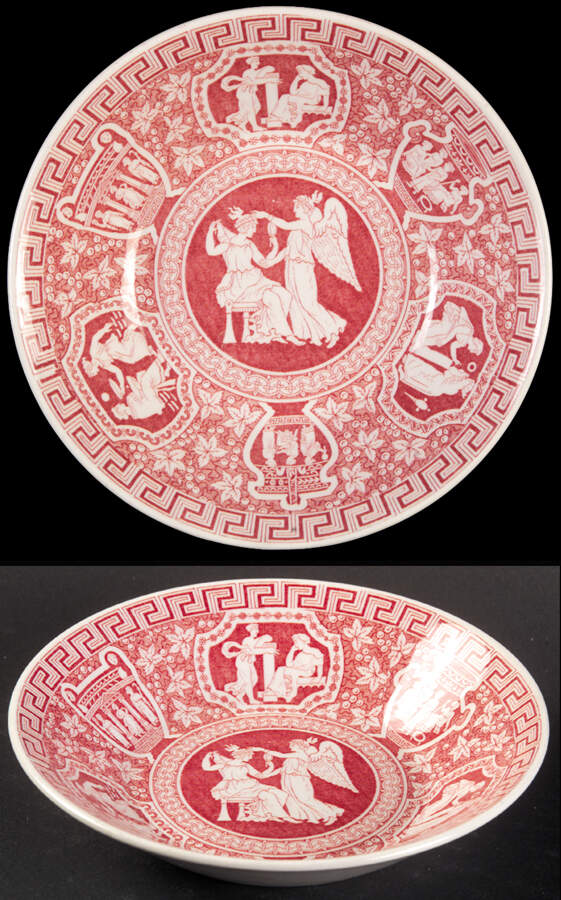 Greek Red Fruit/Dessert (Sauce) Bowl by Spode-1