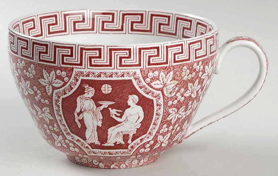 Greek Red Jumbo Cup by Spode-1