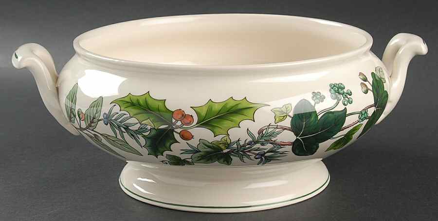 Green Garland Round Vegetable No Lid by Spode-1