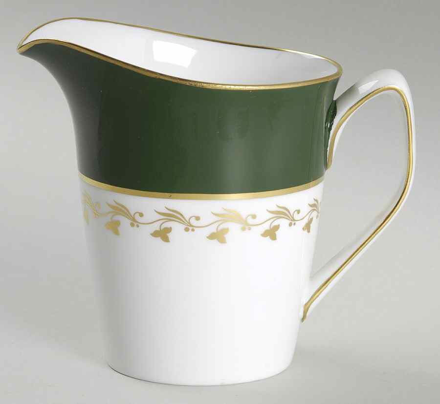 Green Velvet Creamer by Spode-1