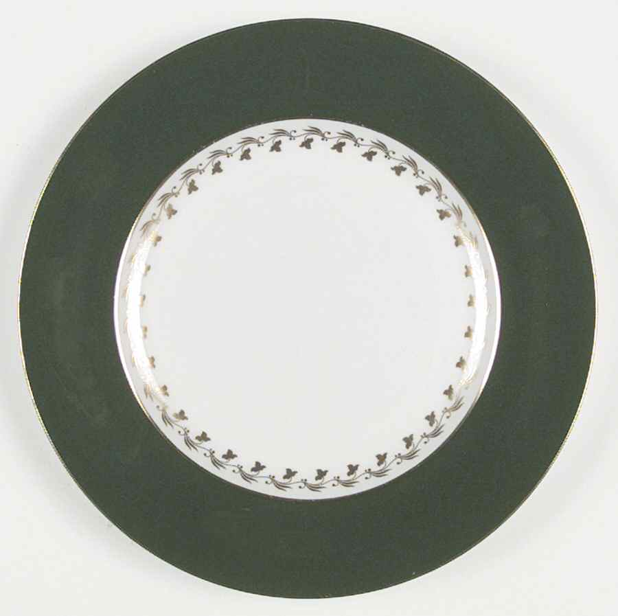 Green Velvet Dinner Plate by Spode-1