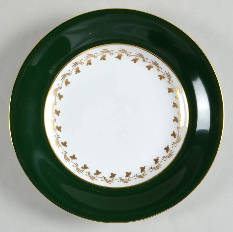 Green Velvet Salad Plate by Spode-1