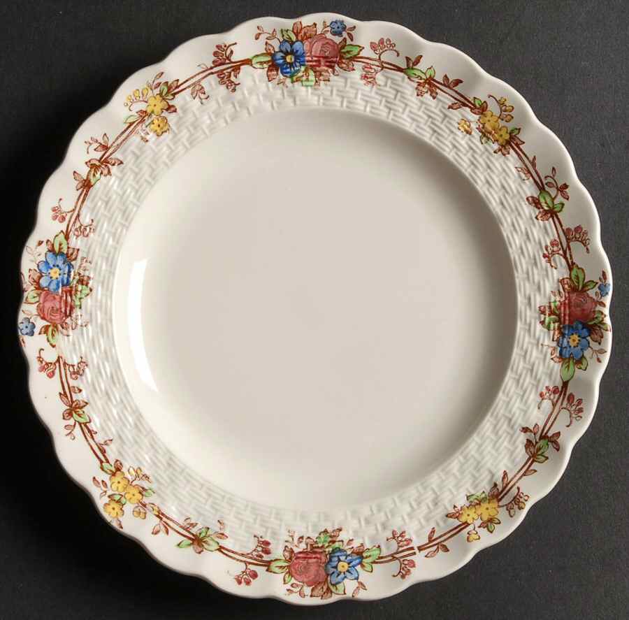 Hazel Dell Cream Bread & Butter Plate by Spode-1