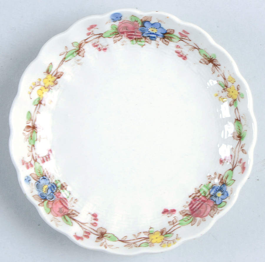 Hazel Dell Off White Butter Pat by Spode-1