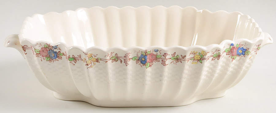 Hazel Dell Off White Oval Vegetable No Lid by Spode-1