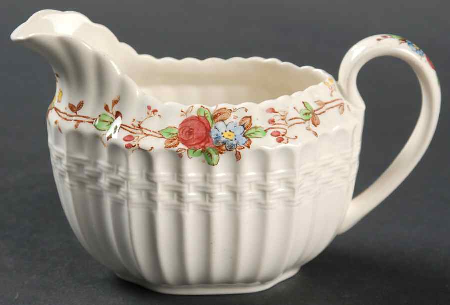 Hazel Dell Off White Mini Creamer by Spode-1