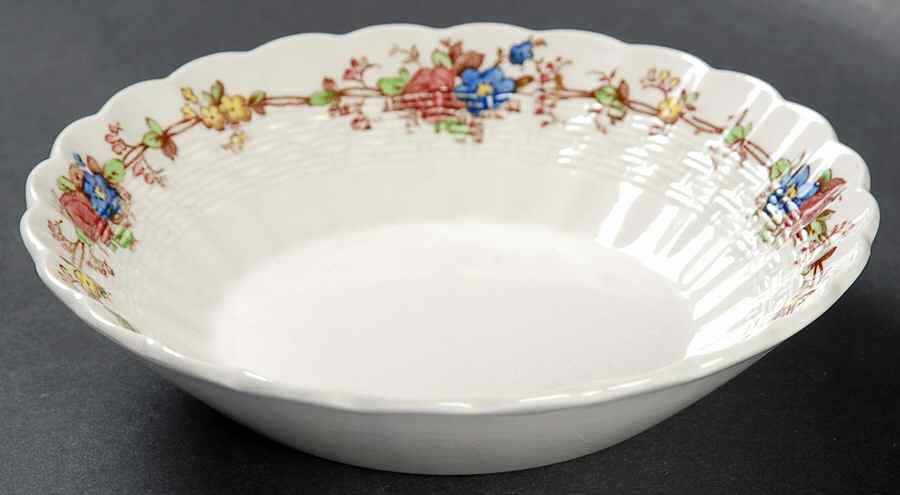 Hazel Dell Off White Fruit/Dessert (Sauce) Bowl by Spode-1