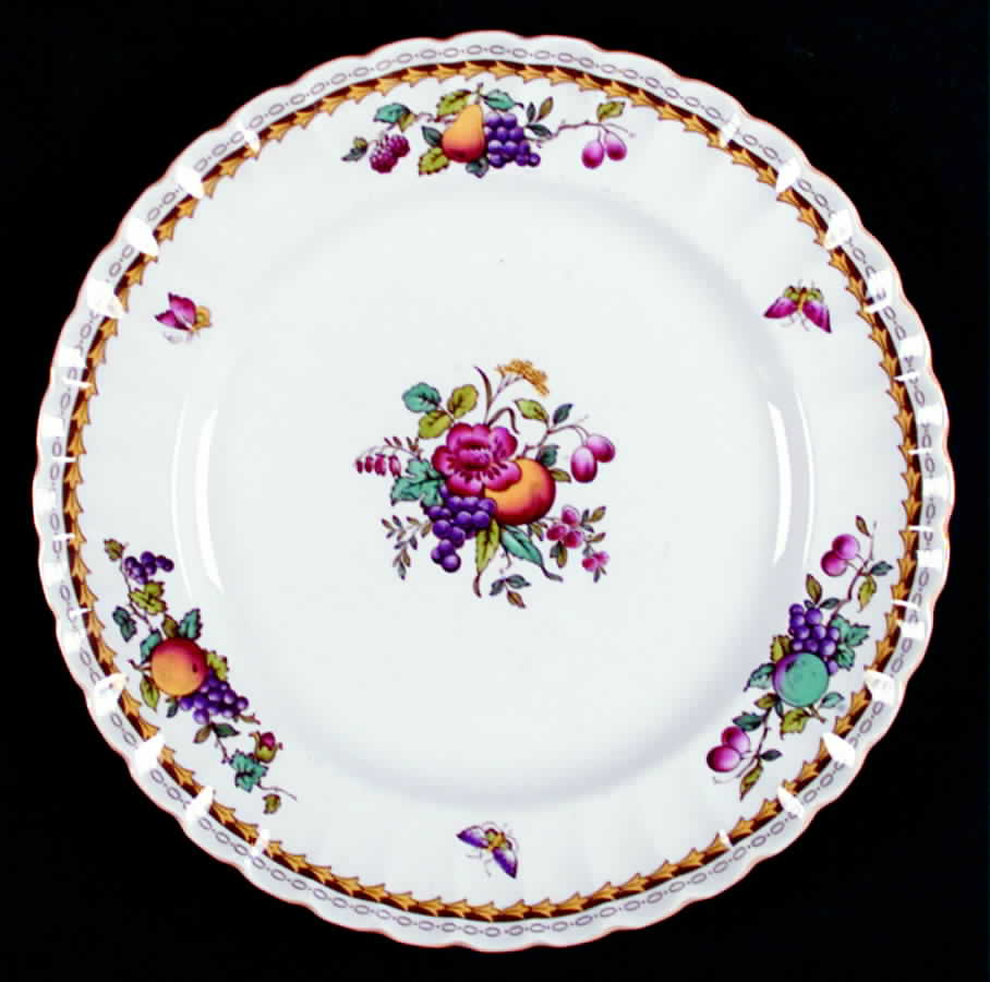 Harvest Rose (Tan Trim) Salad Plate by Spode-1