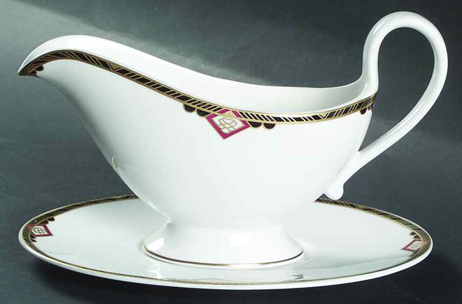 Harvard Gravy Boat & Underplate by Spode-1