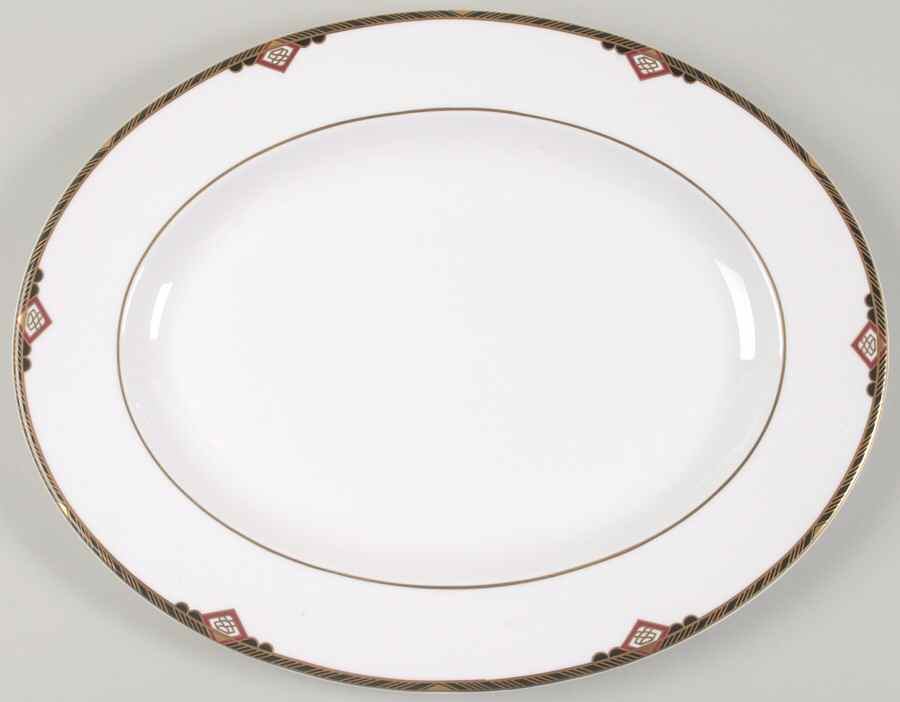 Harvard 15" Oval Serving Platter by Spode-1