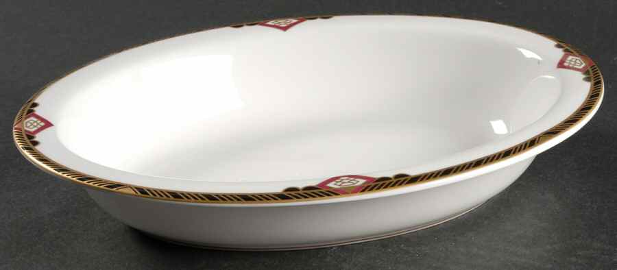 Harvard 9" Oval Vegetable Bowl by Spode-1