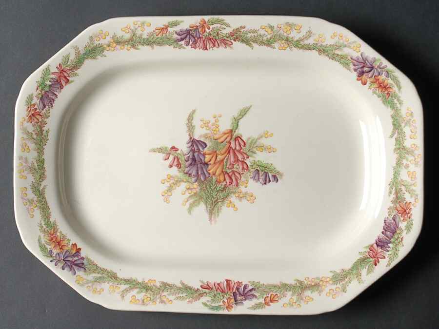 Heath 12" Oval Serving Platter by Spode-1