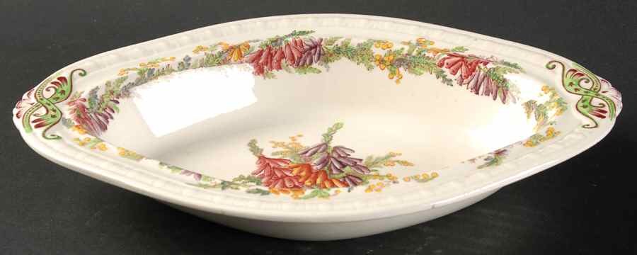 Heath 10" Oval Vegetable Bowl by Spode-1