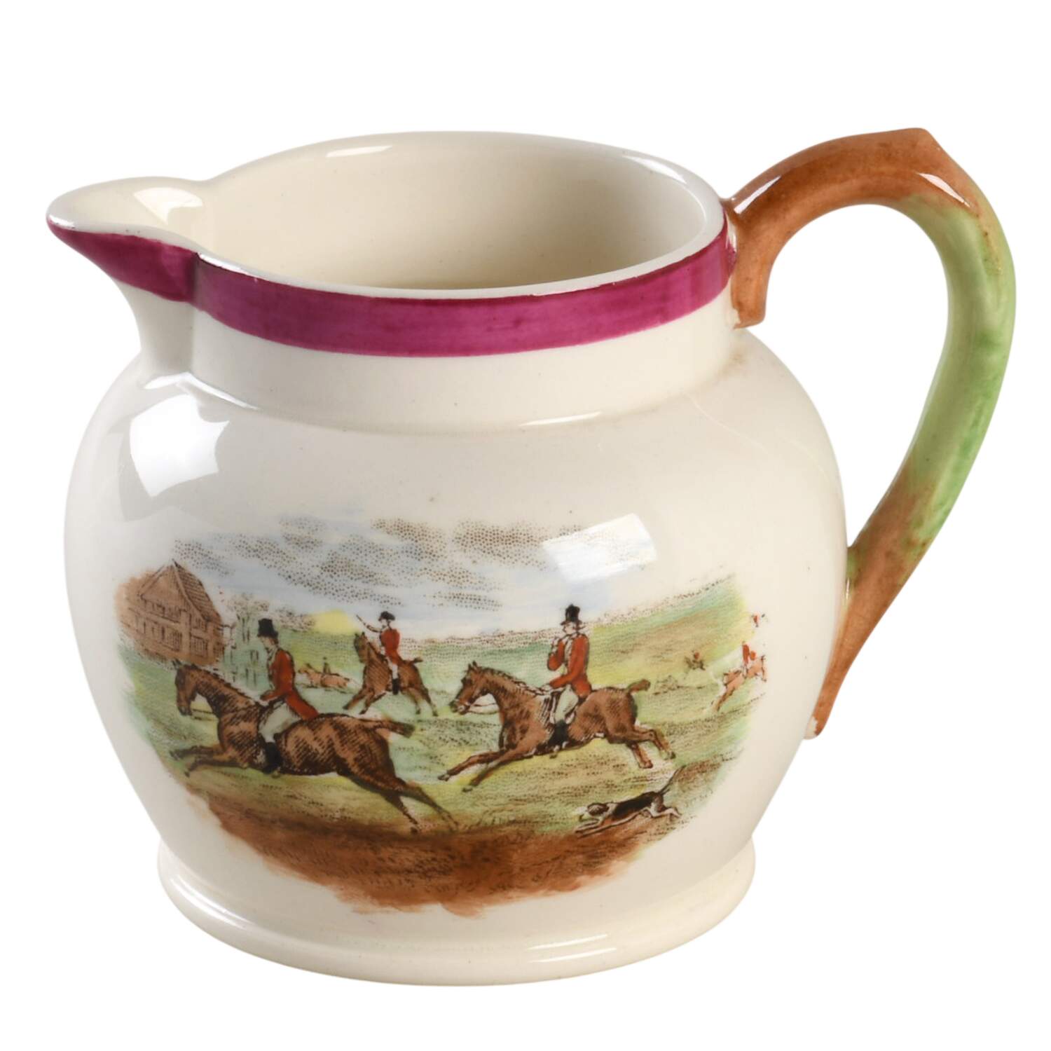 Herring Hunt The Hunt Red Mini Creamer by Spode-1