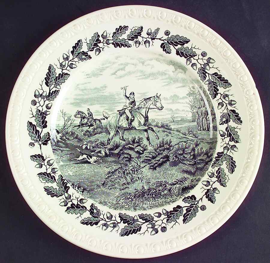 Herring Hunt Luncheon Plate by Spode-1