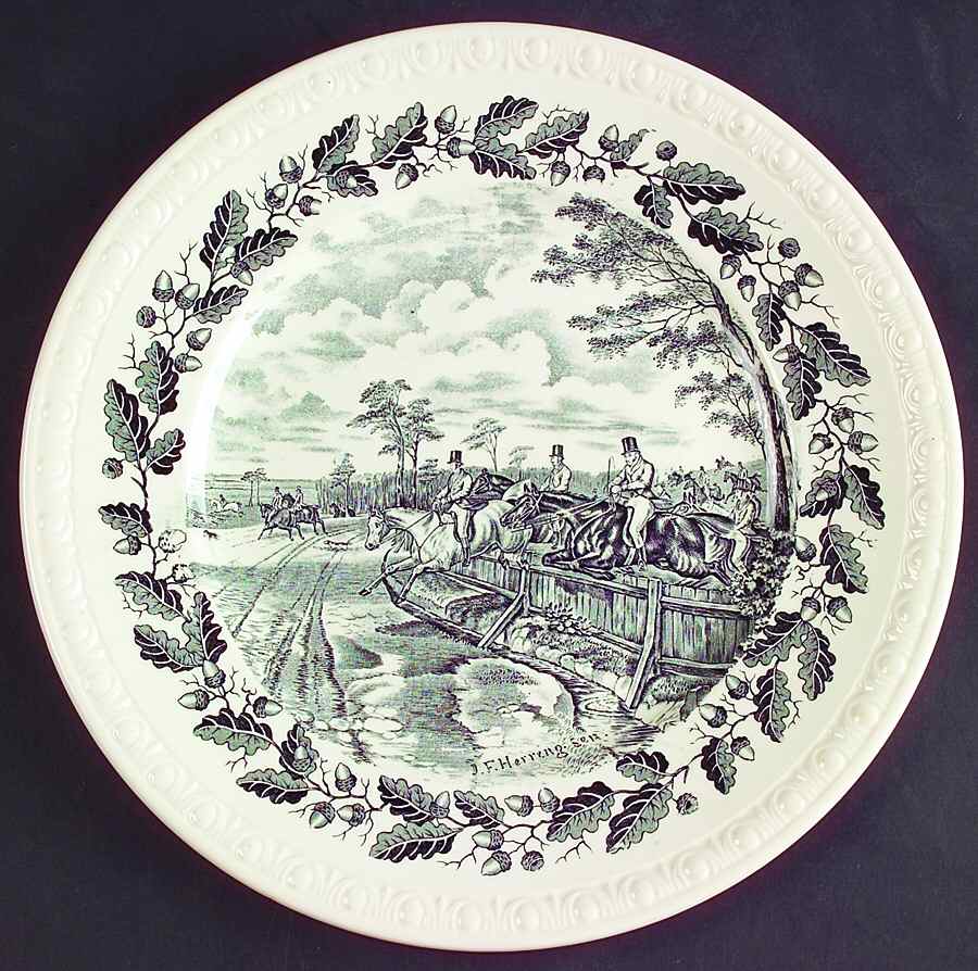 Herring Hunt Luncheon Plate by Spode-1