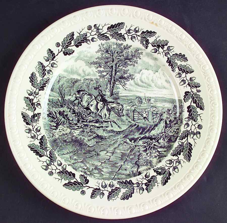 Herring Hunt Luncheon Plate by Spode-1