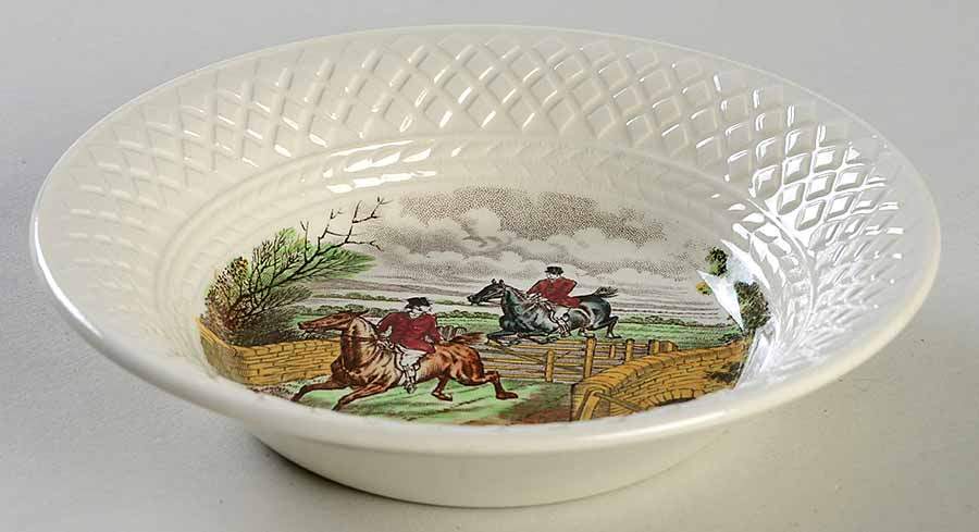 Herring Hunt (Mansard Shape) Fruit/Dessert (Sauce) Bowl by Spode-1