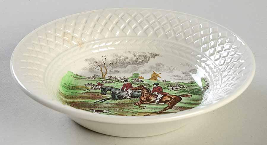 Herring Hunt (Mansard Shape) Fruit/Dessert (Sauce) Bowl by Spode-1