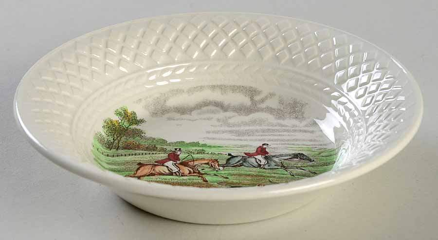 Herring Hunt (Mansard Shape) Fruit/Dessert (Sauce) Bowl by Spode-1