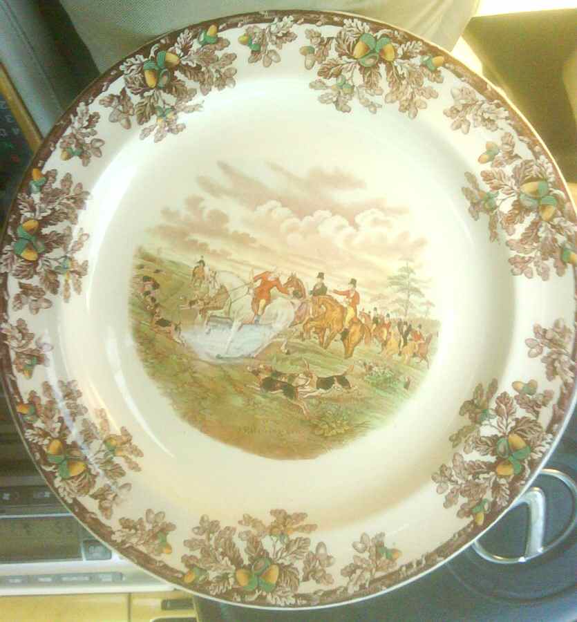 Herring Hunt Dinner Plate by Spode-1