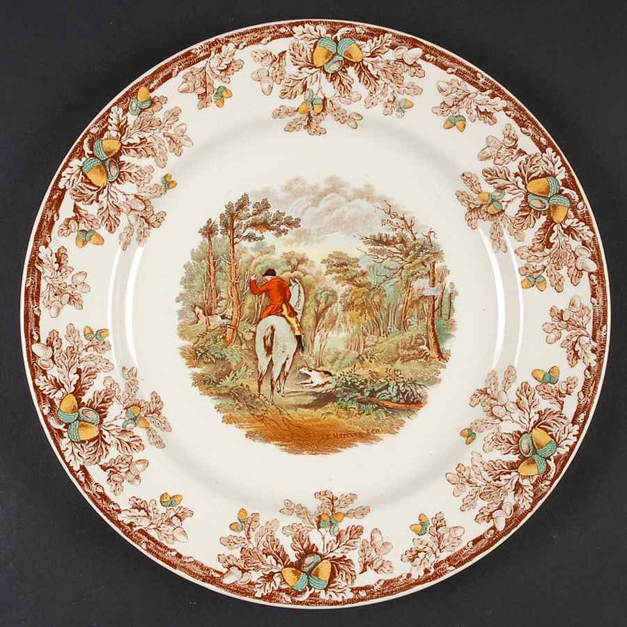 Herring Hunt Dinner Plate by Spode-1