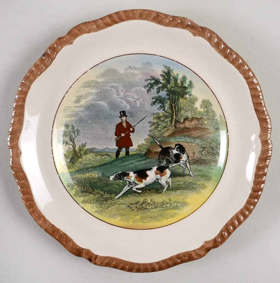 Herring Hunt Salad Plate by Spode-1