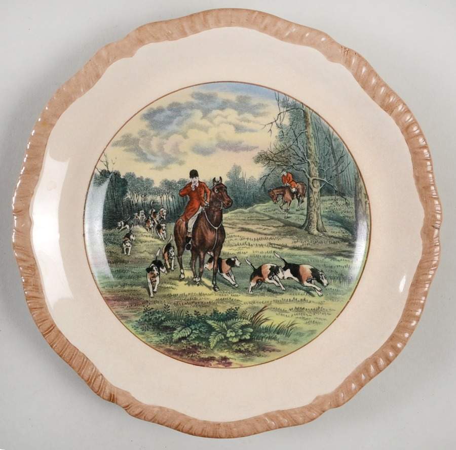 Herring Hunt Salad Plate by Spode-1